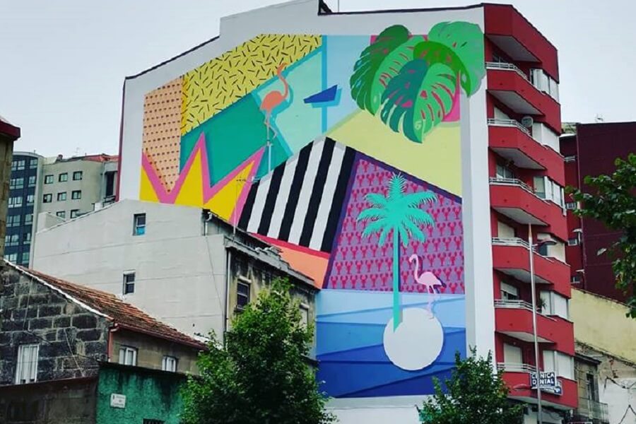 Mural en Vigo