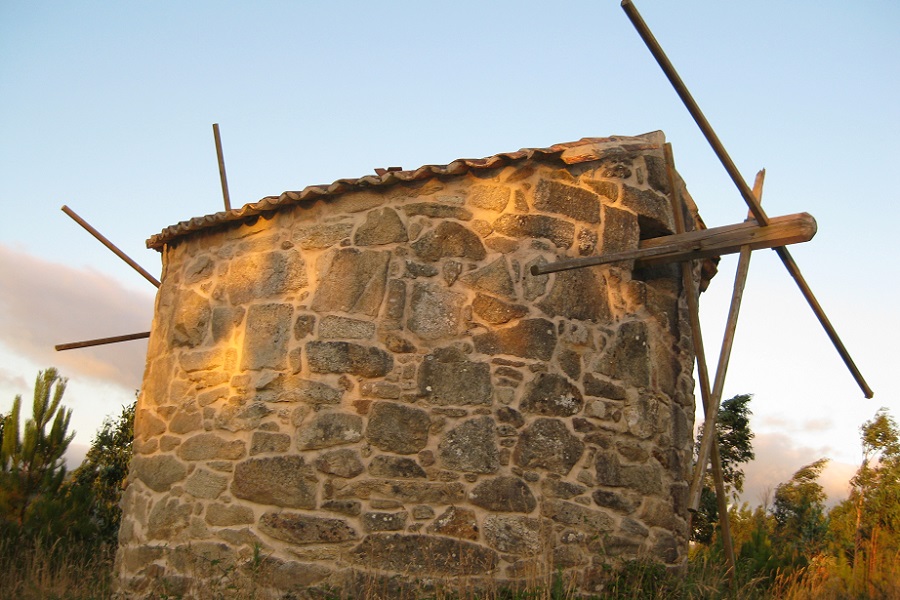 Molinos de viento en Catoira