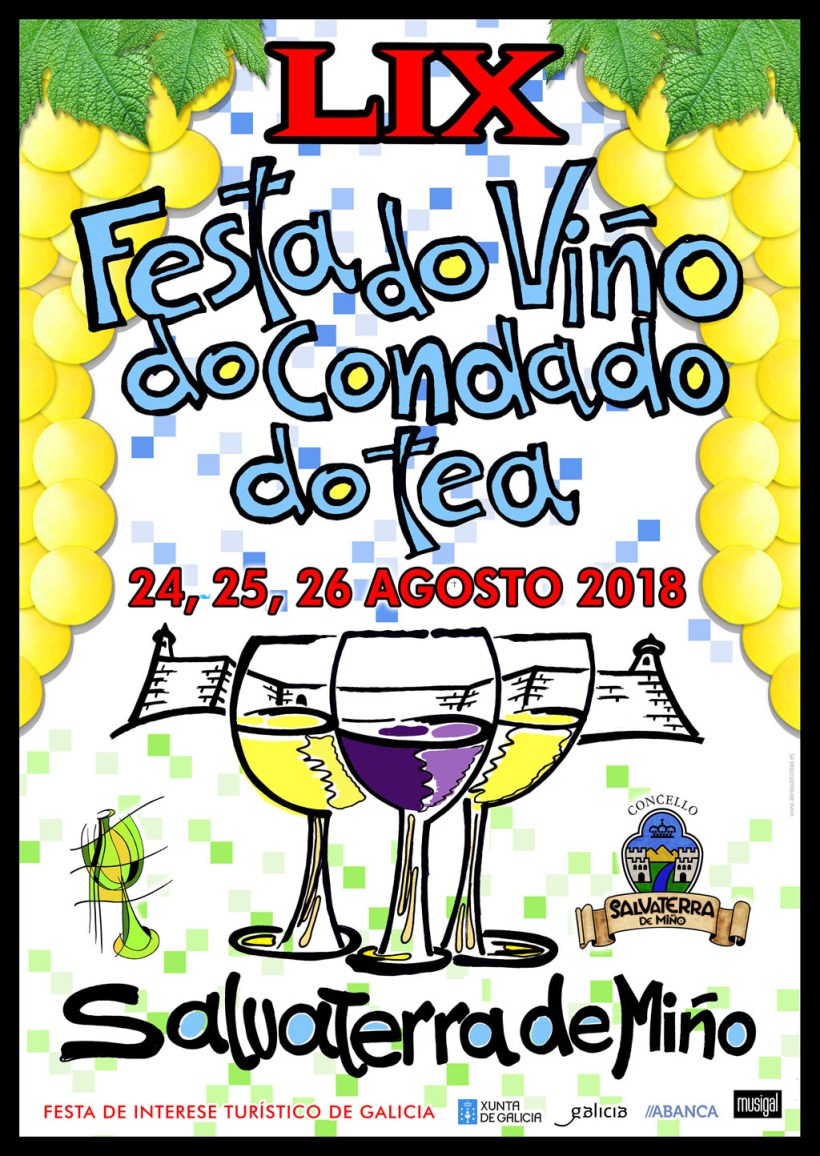 Cartel Festa do Viño 2018