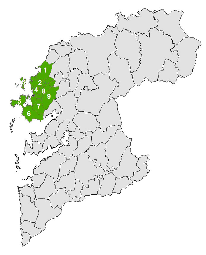 Mapa comarca